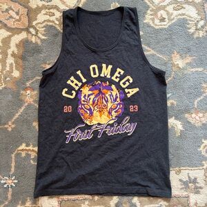 Chi Omega First Friday shirt Grey